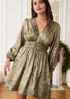 Motus Boutique Robes^Robe Dania LaméDoré-RobeDania