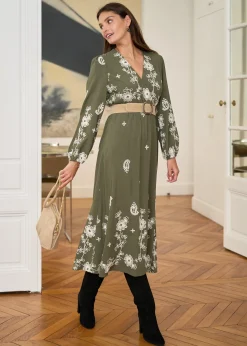 Motus Boutique Robes^Robe Luce Kaki-RobeLuce