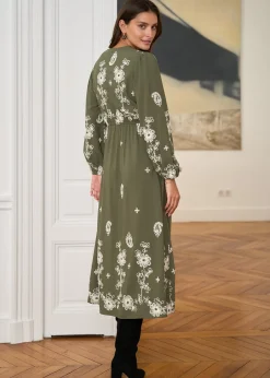 Motus Boutique Robes^Robe Luce Kaki-RobeLuce
