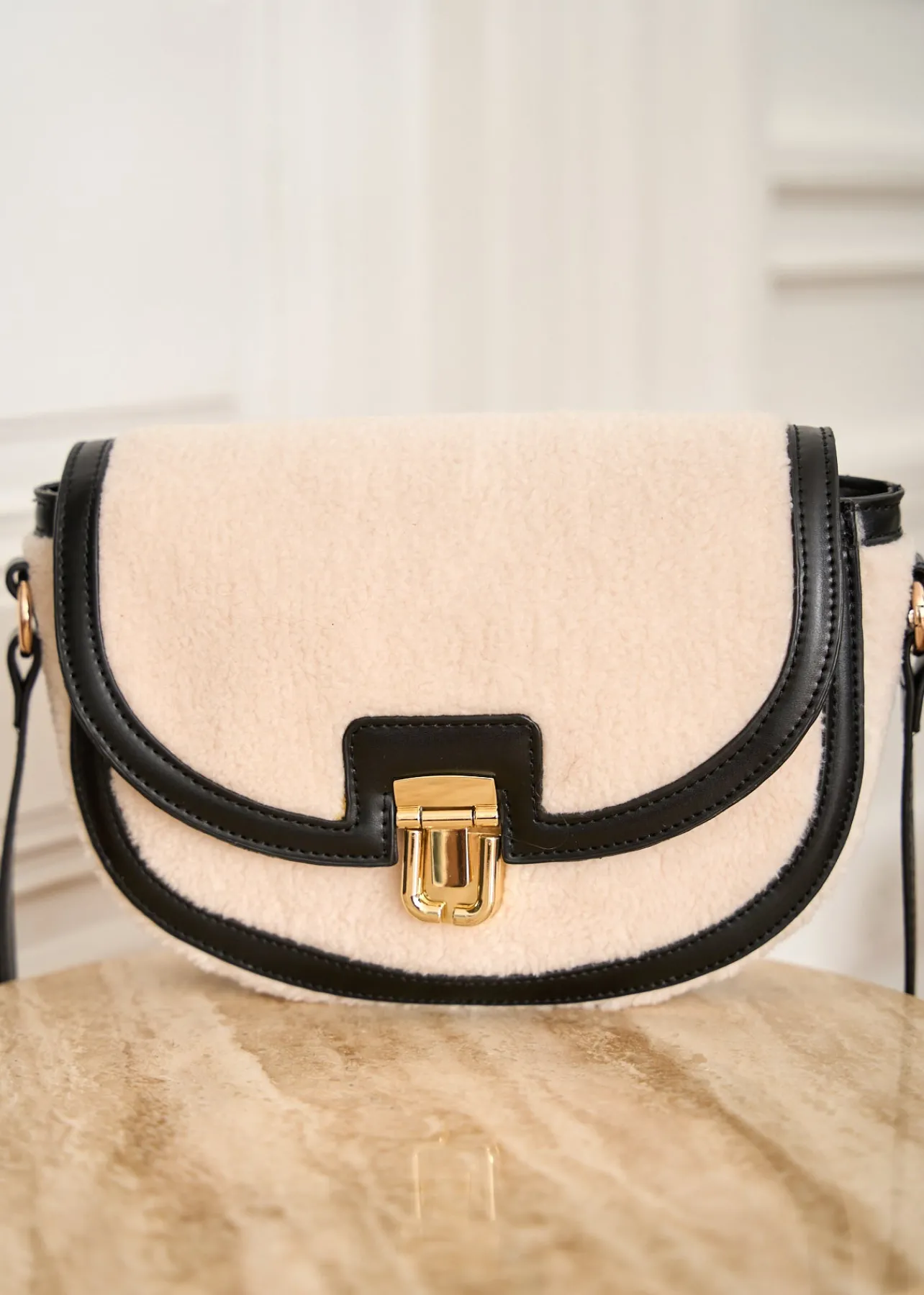 Motus Boutique Sacs^Sac Chloé BeigeNoir-SacChloé