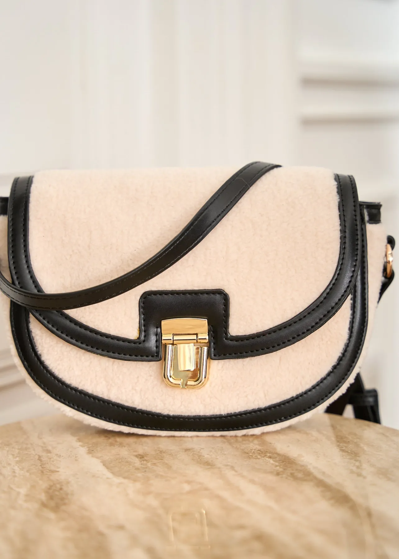 Motus Boutique Sacs^Sac Chloé BeigeNoir-SacChloé