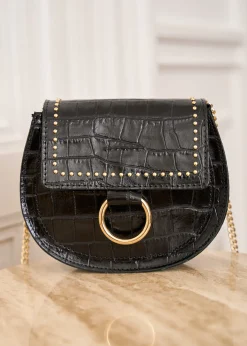 Motus Boutique Sacs^Sac Elea CrocoNoir-SacElea