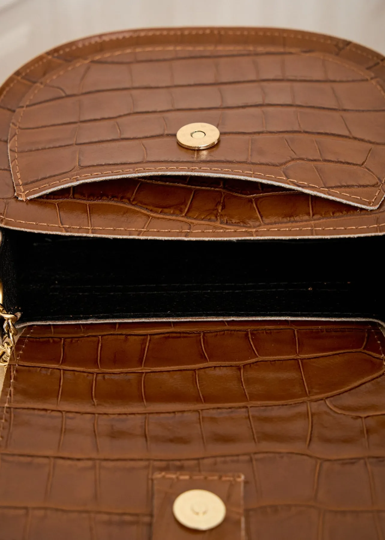 Motus Boutique Sacs^Sac Elea CrocoCamel-SacElea
