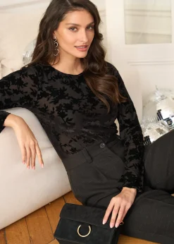 Motus Boutique Tops & Bodys^Top Clara Noir-TopClara