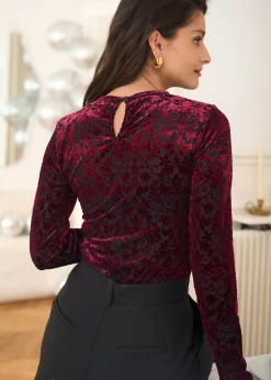 Motus Boutique Tops & Bodys^Top Roxane Rouge-TopRoxane
