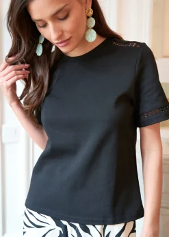 Motus Boutique Tops & Bodys^T-Shirt Figari Noir-T-ShirtFigari