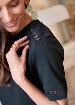 Motus Boutique Tops & Bodys^T-Shirt Figari Noir-T-ShirtFigari