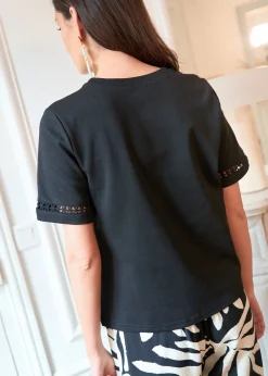 Motus Boutique Tops & Bodys^T-Shirt Figari Noir-T-ShirtFigari