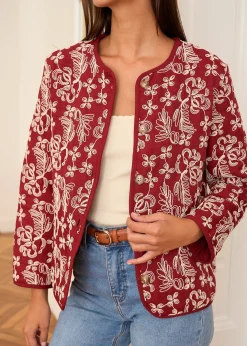 Motus Boutique Vestes & Manteaux^Veste Aiko Bordeaux-VesteAiko