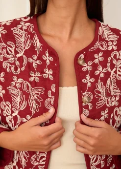 Motus Boutique Vestes & Manteaux^Veste Aiko Bordeaux-VesteAiko