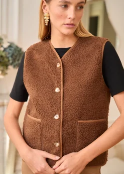 Motus Boutique Vestes & Manteaux^Veste Ayla Camel-GiletAyla
