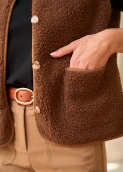 Motus Boutique Vestes & Manteaux^Veste Ayla Camel-GiletAyla