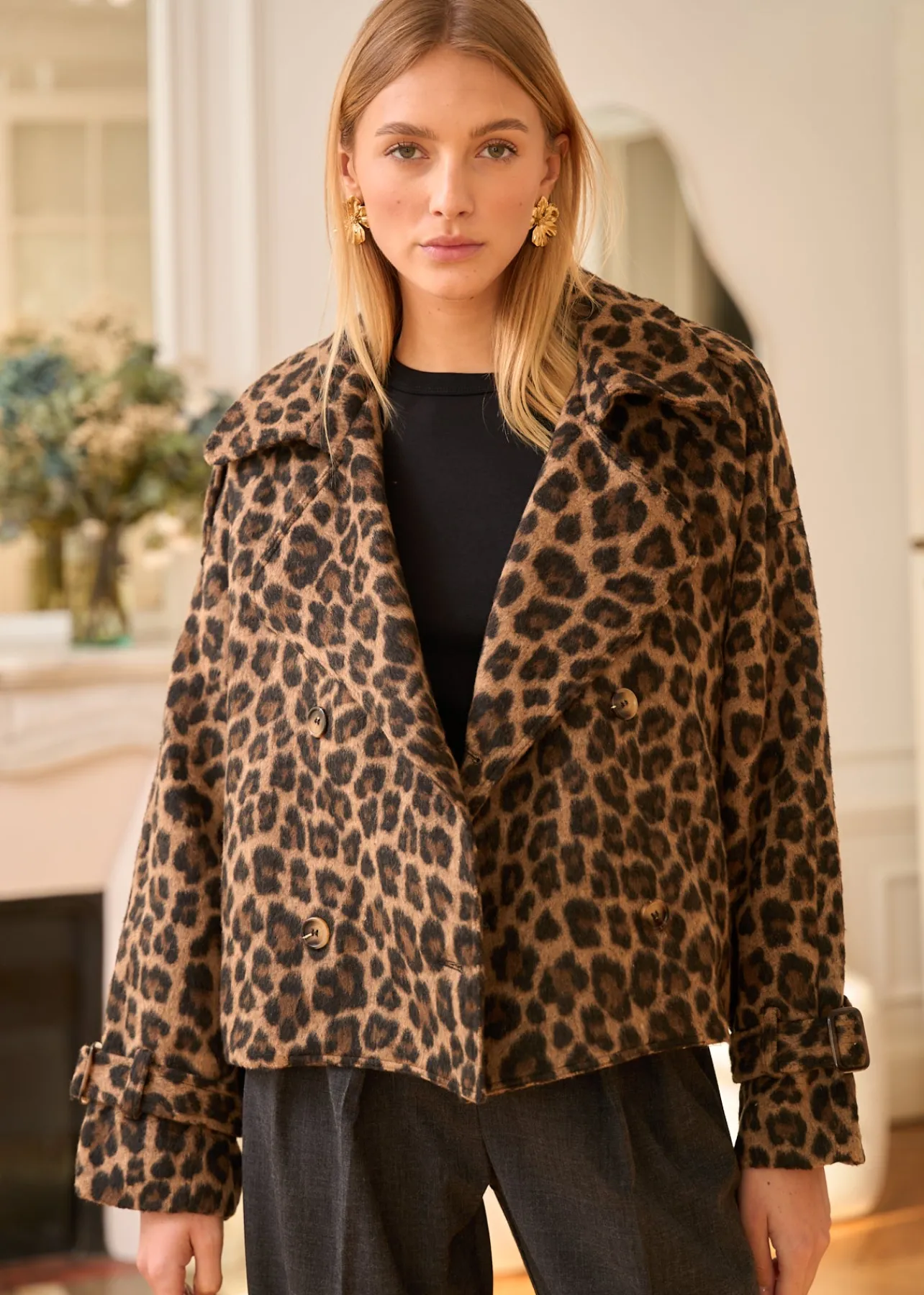 Motus Boutique Vestes & Manteaux^Veste Carla Léopard-VesteCarla