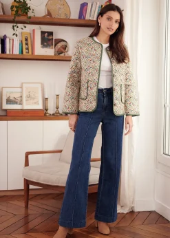 Motus Boutique Vestes & Manteaux^Veste Edith ImpriméFleurifondbeige-VesteEdith