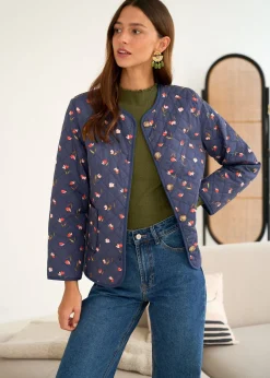 Motus Boutique Vestes & Manteaux^Veste Edith ImpriméFondMarine-VesteEdith