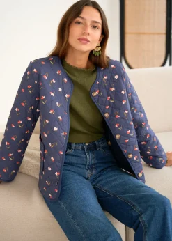 Motus Boutique Vestes & Manteaux^Veste Edith ImpriméFondMarine-VesteEdith
