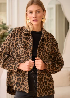 Motus Boutique Vestes & Manteaux^Veste Indra Léopard-VesteIndra