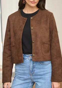 Motus Boutique Vestes & Manteaux^Veste Séréna Choco-VesteSéréna